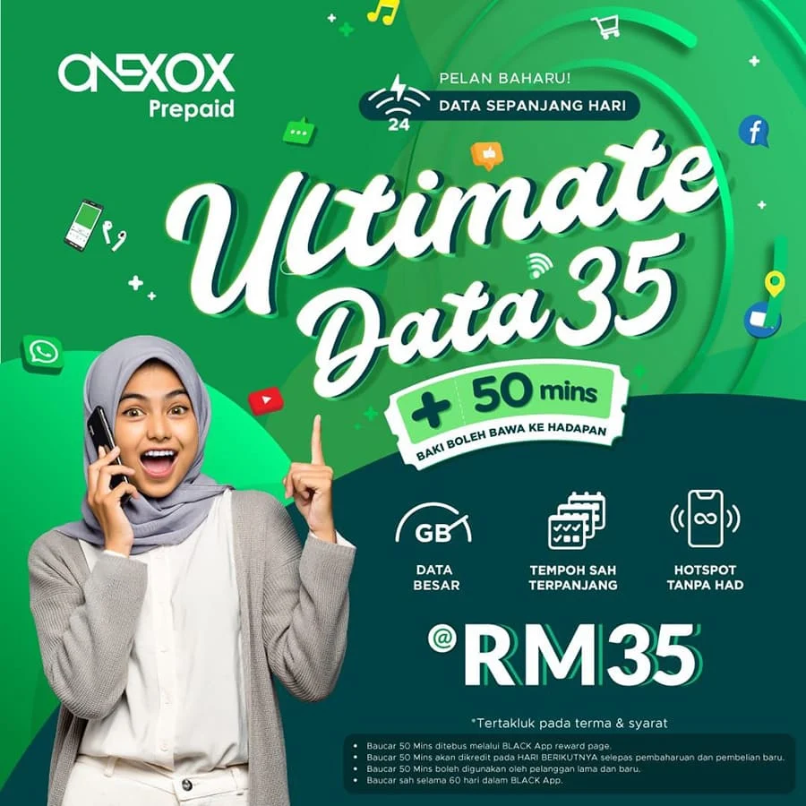 Onexox Prepaid Ultimate Data 35